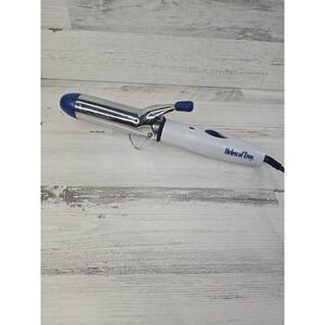 Helen of Troy 1513N Professional 1.5 Inch Chrome Curling‎ Iron White Blue 30W